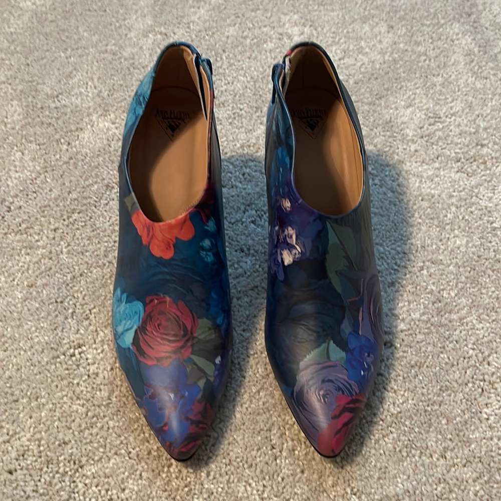 Fluevog Floral Booties